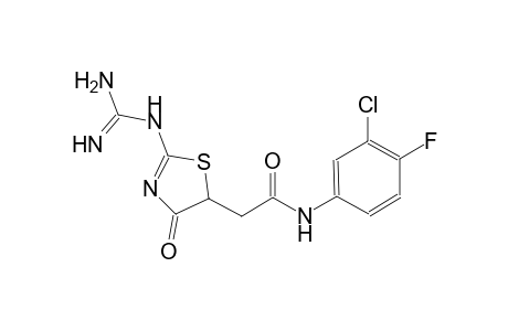 5-thiazoleacetamide, 2-[(aminoiminomethyl)amino]-N-(3-chloro-4-fluorophenyl)-4,5-dihydro-4-oxo-
