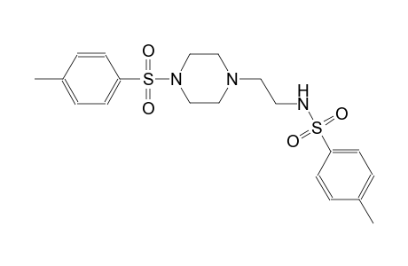 4-methyl-N-(2-{4-[(4-methylphenyl)sulfonyl]-1-piperazinyl}ethyl)benzenesulfonamide