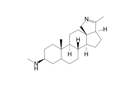 3.beta.-methylamino-5.alpha.-N-demethyl-20(n)-conine