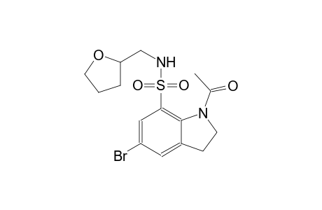 1-acetyl-5-bromo-N-(tetrahydro-2-furanylmethyl)-7-indolinesulfonamide