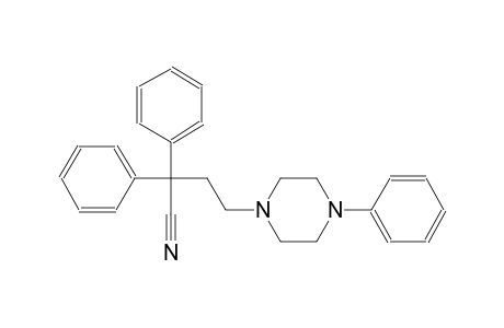 2,2-Diphenyl-4-(4-phenyl-1-piperazinyl)butanenitrile