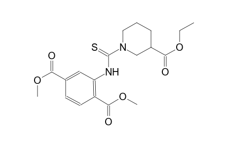 1,4-benzenedicarboxylic acid, 2-[[[3-(ethoxycarbonyl)-1-piperidinyl]carbonothioyl]amino]-, dimethyl ester