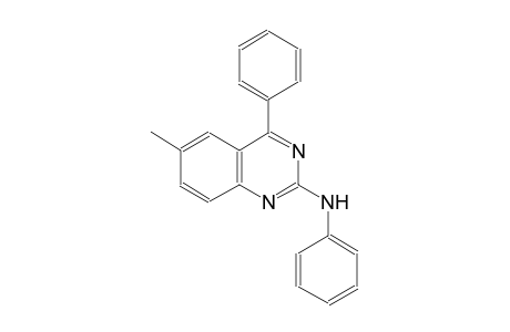 2-quinazolinamine, 6-methyl-N,4-diphenyl-
