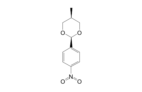 CIS-5-METHYL-2-(PARA-NITROPHENYL)-1,3-DIOXANE