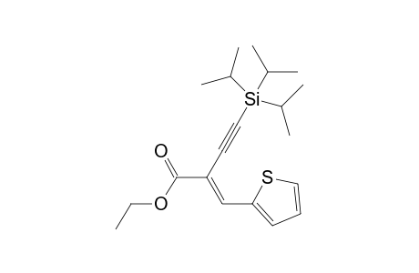(E)-Ethyl 2-(thiophen-2-ylmethylene)-4-(triisopropsilyl)-but-3-ynoate