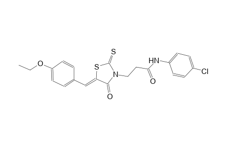 3-thiazolidinepropanamide, N-(4-chlorophenyl)-5-[(4-ethoxyphenyl)methylene]-4-oxo-2-thioxo-, (5Z)-