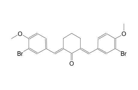 (2E,6E)-2,6-bis(3-bromo-4-methoxybenzylidene)cyclohexanone