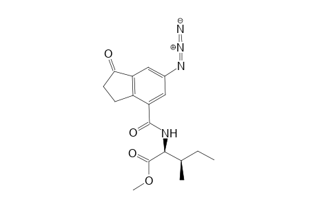 2-[(6-Azido-1-oxoindan-4-carbonyl)amino]-3-methylpentanoic acid methyl ester