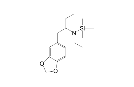 N-Ethyl-1-(3,4-methylenedioxyphenyl)butan-2-amine TMS