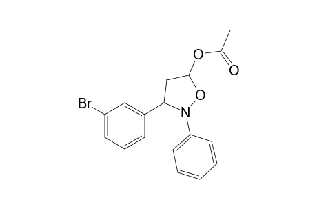 (+/-)-5-Acetoxy-3-(3-bromophenyl)-2-phenylisoxazolidine