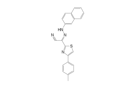 Acetonitrile, 2-(2-naphthylhydrazono)-2-[4-(4-tolyl)thiazol-2-yl]-