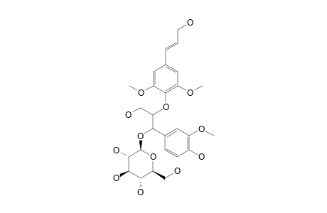 3-HYDROXY-1-(4-HYDROXY-3-METHOXYPHENYL)-2-[4-[3-HYDROXY-1-(E)-PROPENY]-2,6-DIMETHOXYPHENOXY]-PROPYL-BETA-D-GLUCOPYRANOSIDE