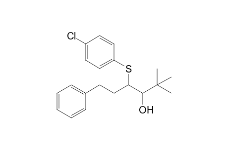 4-(p-Chlorophenylthio)-2,2-dimethyl-6-phenyl-3-hexanol