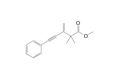 Methyl 2,2-dimethyl-3-methylidene-5-phenylpentynoate