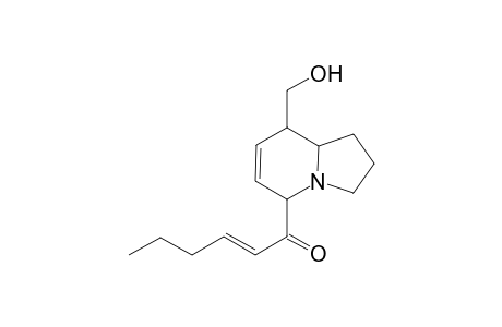 5-(Hexenoyl)-8-(hydroxymethyl)-6,7-dehydroindolizidine