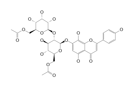 ISOSCUTELLAREIN-7-O-[6'''-O-ACETYL-BETA-D-ALLOPYRANOSYL-(1->2)]-6''-O-ACETYL-BETA-D-GLUCOPYRANOSIDE