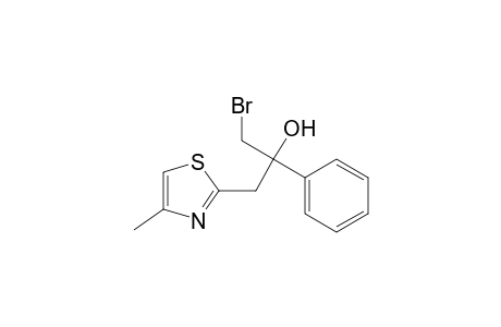 2-Thiazoleethanol, .alpha.-(bromomethyl)-4-methyl-.alpha.-phenyl-