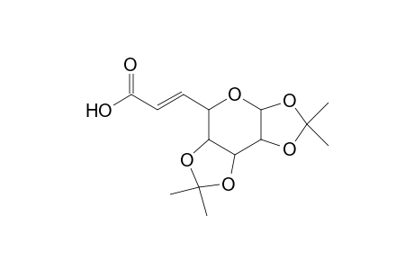 (E)-1,2:3,4-Di-O-isopropylidene-6.alpha.-D-galacto-octeno-pyrannuronic acid