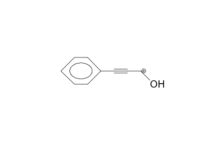 1-Phenyl-3-hydroxy-propyn-3-yl cation