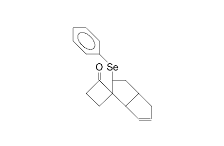 (1S,2R)-exo-3-Phenylselenyl-cis-bicyclo(3.3.0)oct-7-ene-2-spiro(2-oxo-cyclobutane)