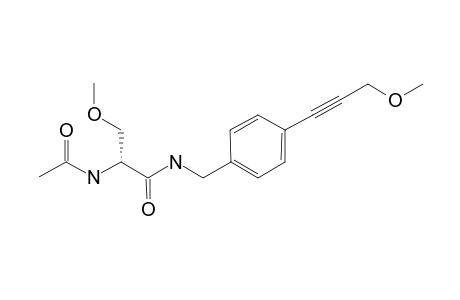 (R)-N-[4'-(3-METHOXYPROP-1-YNYL)]-BENZYL_2-ACETAMIDO-3-METHOXYPROPIONAMIDE