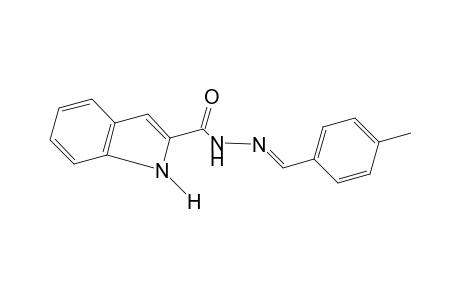 INDOLE-2-CARBOXYLIC ACID, /P-METHYLBENZYLIDENE/HYDRAZIDE