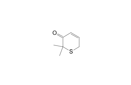 2,2-Dimethyl-2H,6H-thiin-3-one