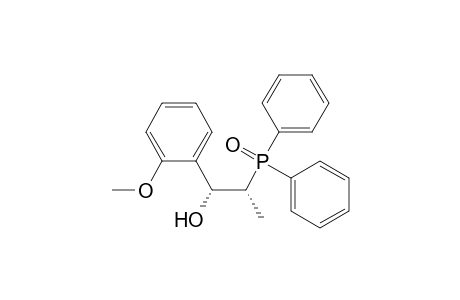 Benzenemethanol, .alpha.-[1-(diphenylphosphinyl)ethyl]-2-methoxy-, (R*,R*)-(.+-.)-