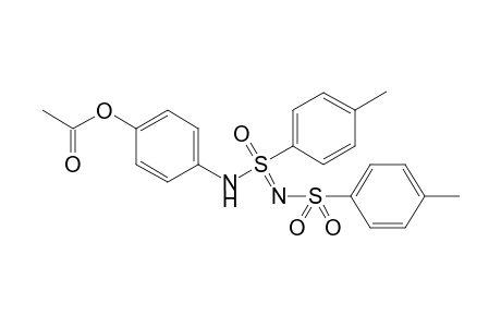 Benzenesulfonamide, N-[[[4-(acetyloxy)phenyl]amino](4-methylphenyl)oxidosulfanylidene]-4-methyl-