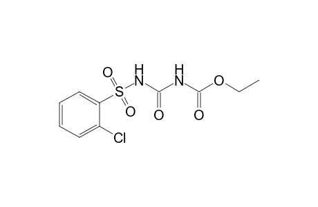 Carbamic acid, [[[(2-chlorophenyl)sulfonyl]amino]carbonyl]-, ethyl ester
