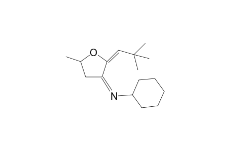 (2E,3Z)-N-Cyclohexyl-2-(2,2-dimethylpropylidene)-5-methyldihydrofuran-3(2H)-imine