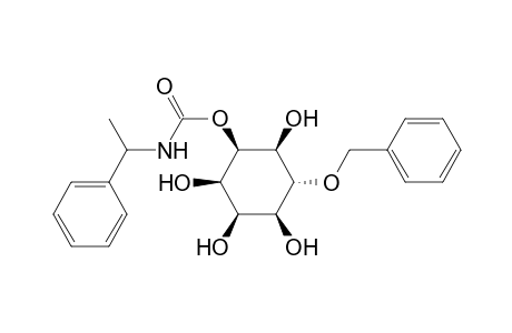 D-myo-Inositol, 6-O-(phenylmethyl)-, 4-[(1-phenylethyl)carbamate], [4(R)]-