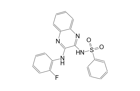 benzenesulfonamide, N-[3-[(2-fluorophenyl)amino]-2-quinoxalinyl]-