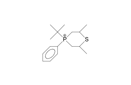 4-tert-Butyl-2,6-dimethyl-4-phenyl-1,4-thiaphosphorinanium cation (ph ax)