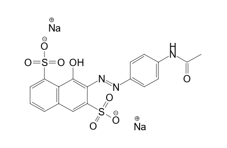 1,6-Naphthalenedisulfonic acid, 7-[[4-(acetylamino)phenyl]azo]-8-hydroxy-, disodium salt