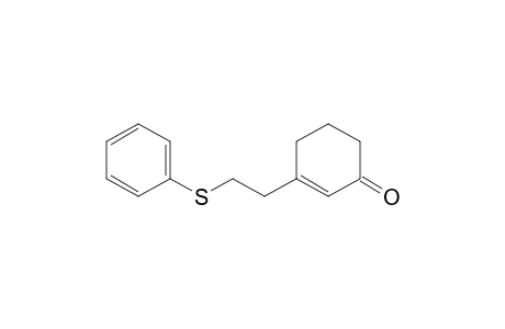 3-(2-Phenylsulfanylethyl)cyclohex-2-enone