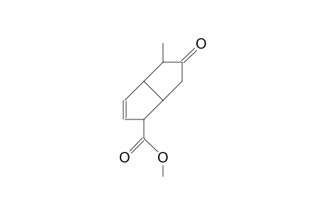 endo-2-Methyl-exo-6-carbomethoxy-cis-bicyclo(3.3.0)oct-7-en-3-one