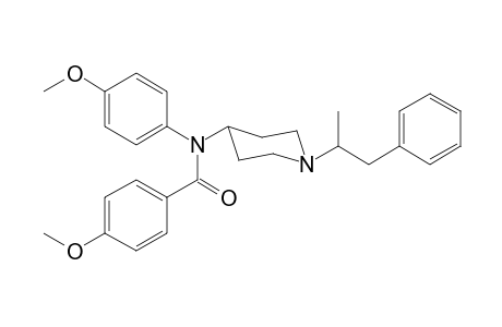 N-4-Methoxyphenyl-N-[1-(1-phenylpropan-2-yl)piperidin-4-yl]-4-methoxybenzamide