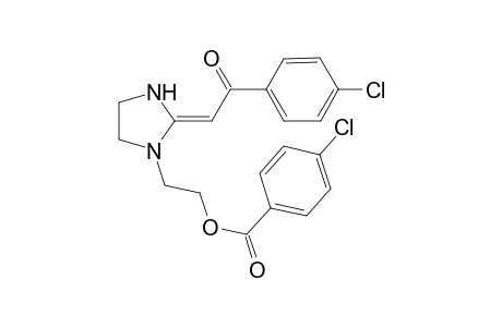 2-[(2E)-2-[2-(4-chlorophenyl)-2-oxidanylidene-ethylidene]imidazolidin-1-yl]ethyl 4-chloranylbenzoate