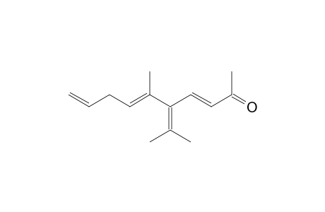 (3E,6E)-5-isopropylidene-6-methyl-deca-3,6,9-trien-2-one