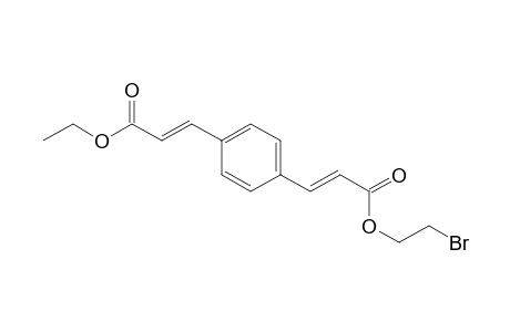 2-Propenoic acid, 3,3'-(1,4-phenylene)bis-, 2-bromoethyl ethyl ester