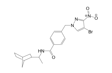 N-(1-bicyclo[2.2.1]hept-2-ylethyl)-4-[(4-bromo-3-nitro-1H-pyrazol-1-yl)methyl]benzamide