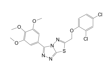 6-[(2,4-dichlorophenoxy)methyl]-3-(3,4,5-trimethoxyphenyl)[1,2,4]triazolo[3,4-b][1,3,4]thiadiazole