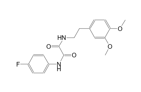 ethanediamide, N~1~-[2-(3,4-dimethoxyphenyl)ethyl]-N~2~-(4-fluorophenyl)-