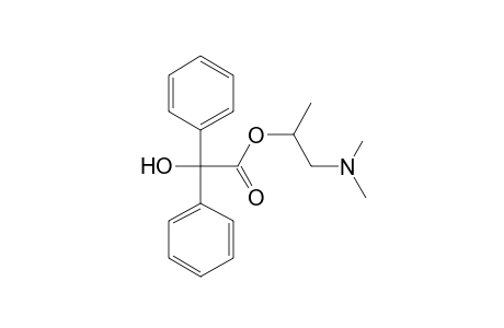 2-(Dimethylamino)-1-methylethyl hydroxy(diphenyl)acetate