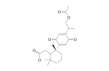 2-(4-(2-ACETOXY)-ISOPROPYL-3,5-DIOXO-PHENYL)-2,6,6-TRIMETHYL-CYCLOHEXYL-ETHANOIC-ACID