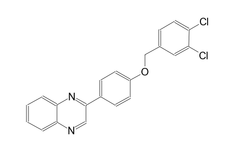 2-{4-[(3,4-dichlorobenzyl)oxy]phenyl}quinoxaline