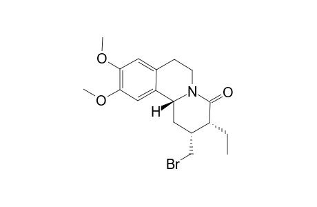 (2R,3R,11BR/2S,3S,11BS)-2-BROMOMETHYL-3-ETHYL-9,10-DIMETHOXY-1,2,3,6,7,11B-HEXAHYDRO-4H-BENZO-[A]-QUINOLIZIN-4-ONE