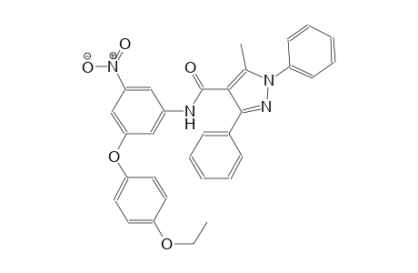 N-[3-(4-ethoxyphenoxy)-5-nitrophenyl]-5-methyl-1,3-diphenyl-1H-pyrazole-4-carboxamide