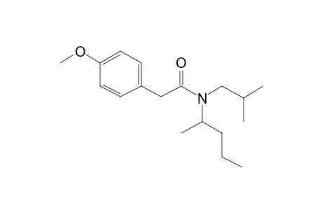 Acetamide, 2-(4-methoxyphenyl)-N-(2-pentyl)-N-isobutyl-